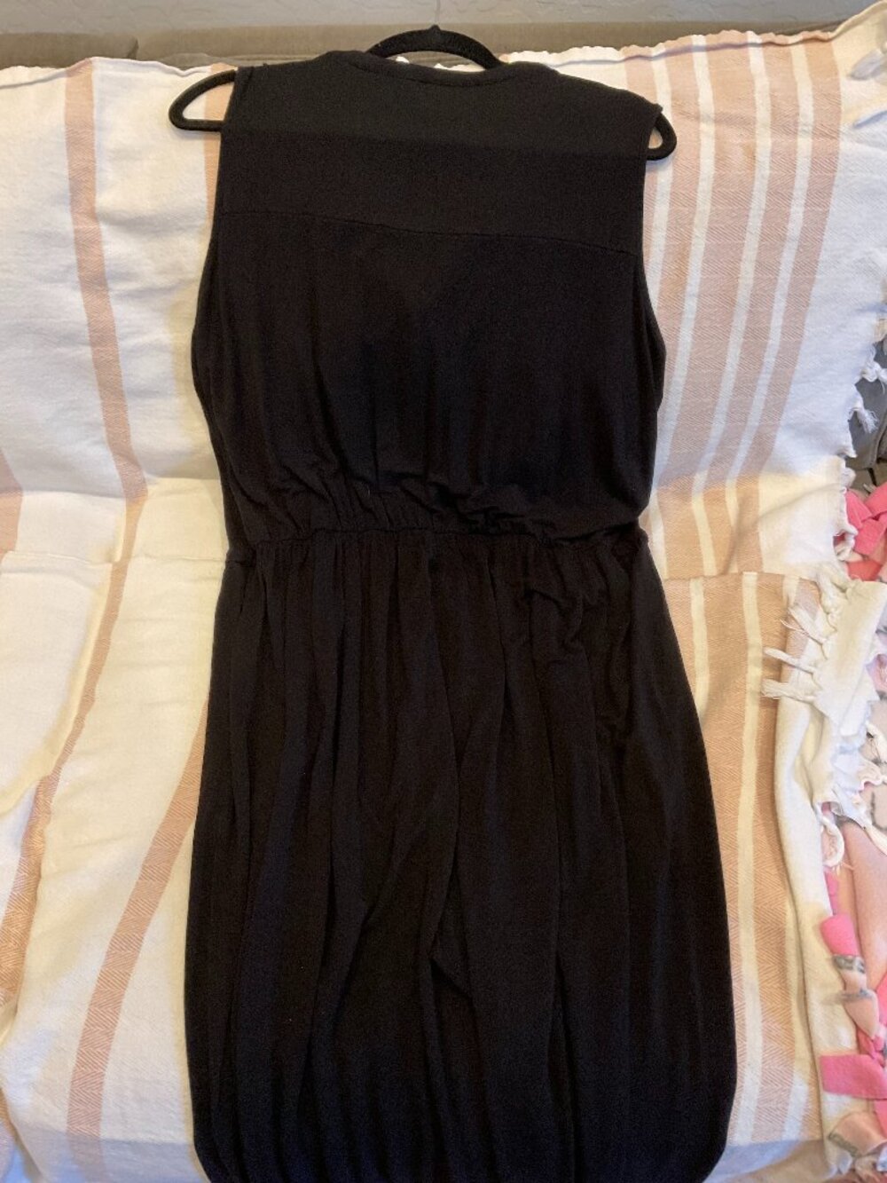 Market & Spruce Black Sleeveless V-Neck Jumpsuit | 2X | Plus Size